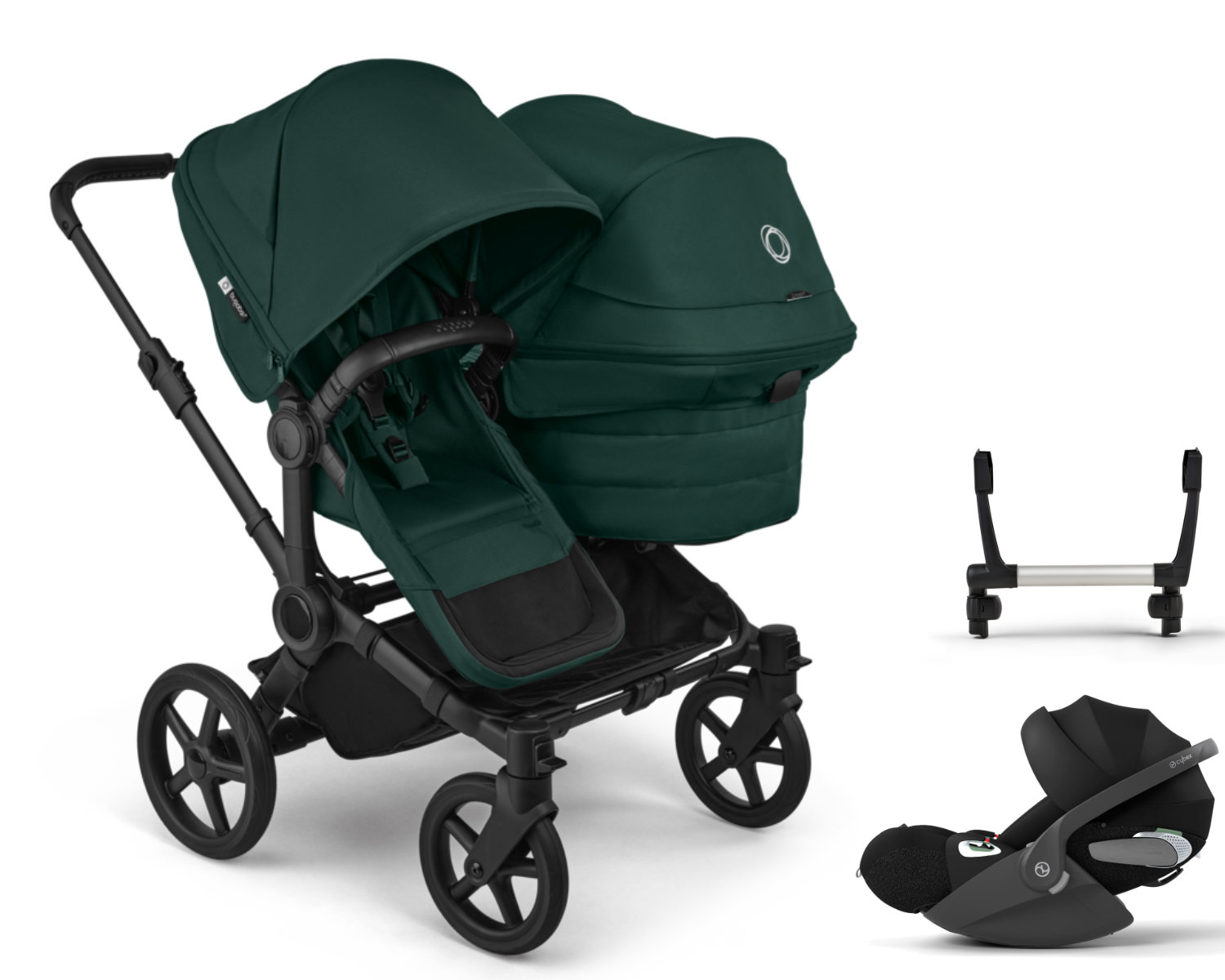 Bugaboo Donkey 6 Duo Kinderwagen Set 3 in 1 inkl. Cybex Cloud T i-Size