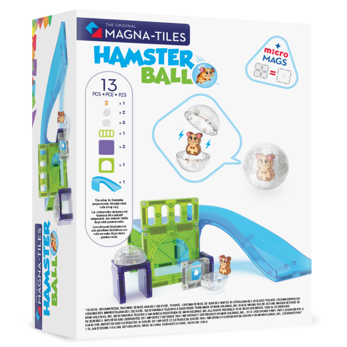 Magna-Tiles Hamster Bausatz– 13 Teile