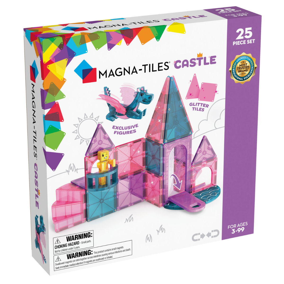 Magna-Tiles Schloss - 25 Teile