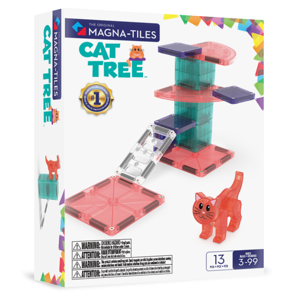 Magna-Tiles Cat Tree – 13 Teile