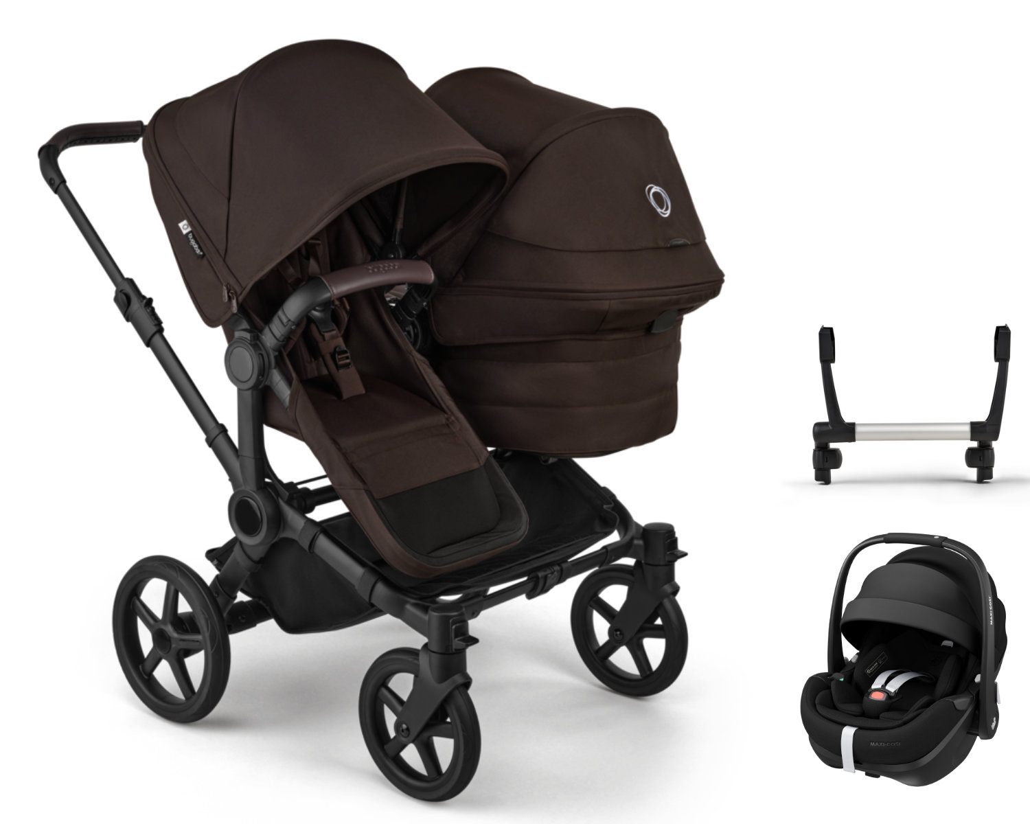 Bugaboo Donkey 6 Duo Kinderwagen Set 3 in 1 inkl. Maxi Cosi Pebble 360 Pro2 Babyschale