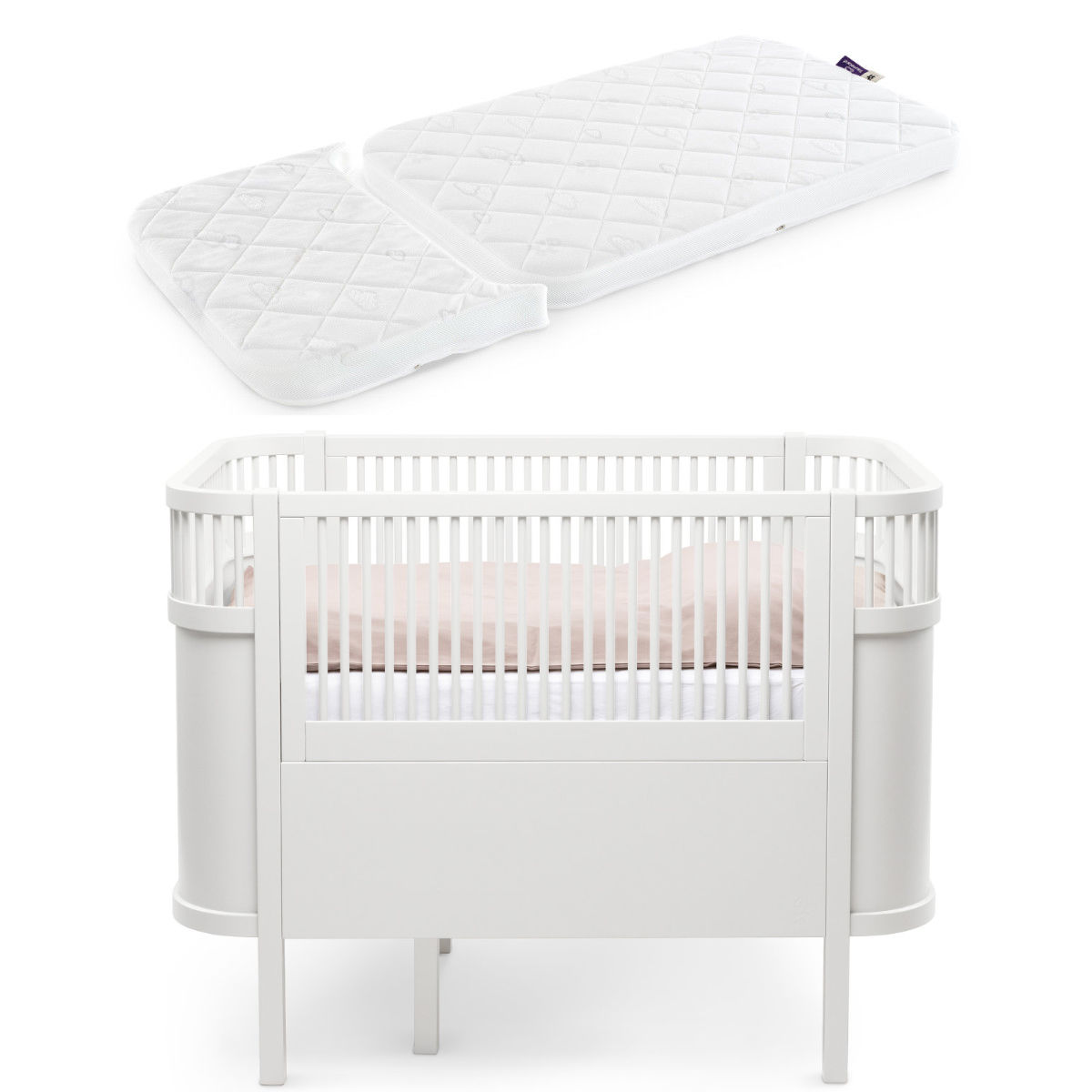 Sebra Baby & Juniorbett + Träumeland Matratze