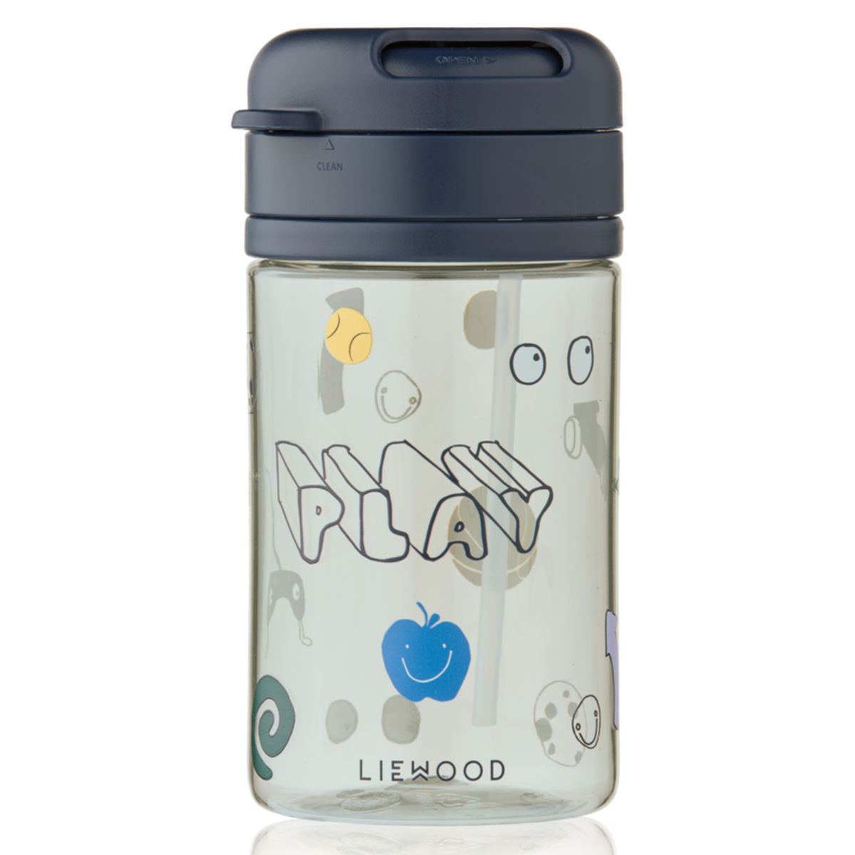 Liewood Pavia Tritan Trinkflasche mit Strohhalm 500 ml