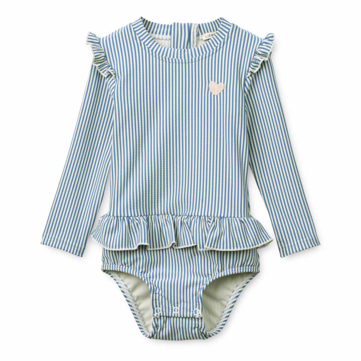 Liewood Sille Seersucker Baby-Badeanzug