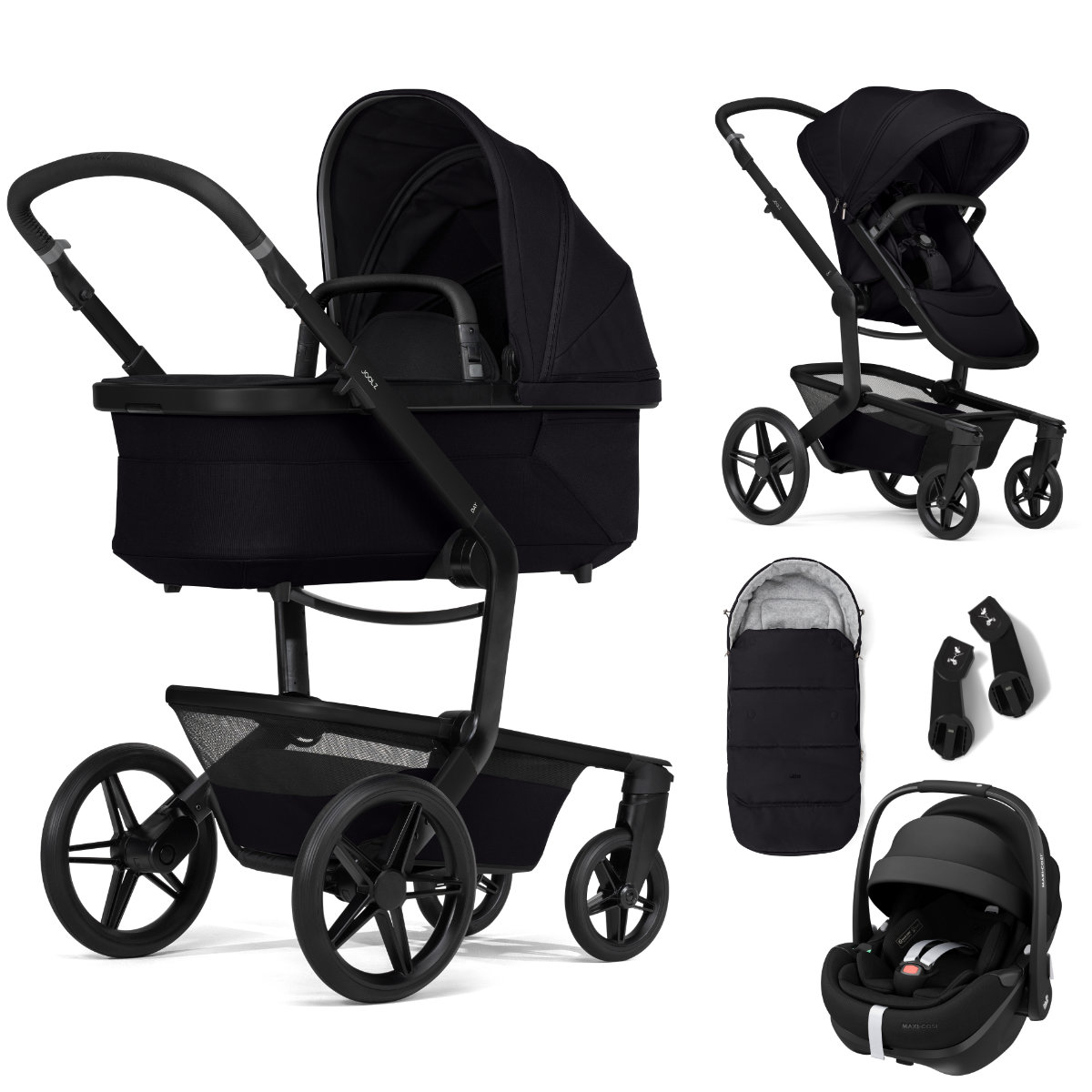 Joolz Day5 Pram Set 3 in 1 Including Maxi Cosi Pebble 360 Pro2 i.-Size Infant Car Seat