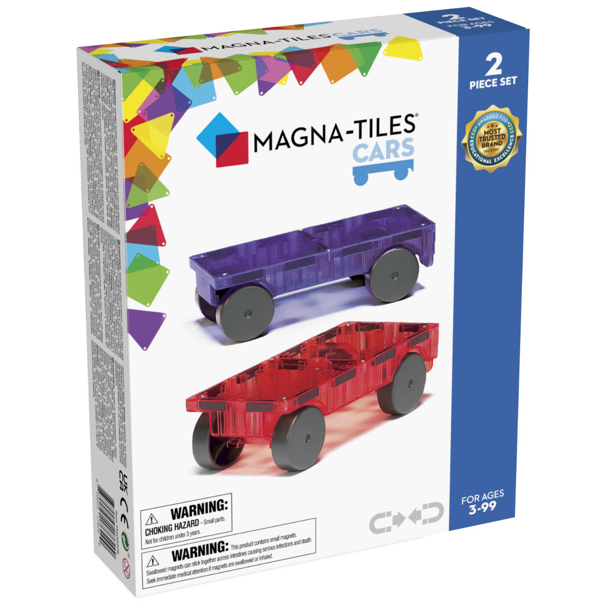 Magna-Tiles Autos - 2 Teile