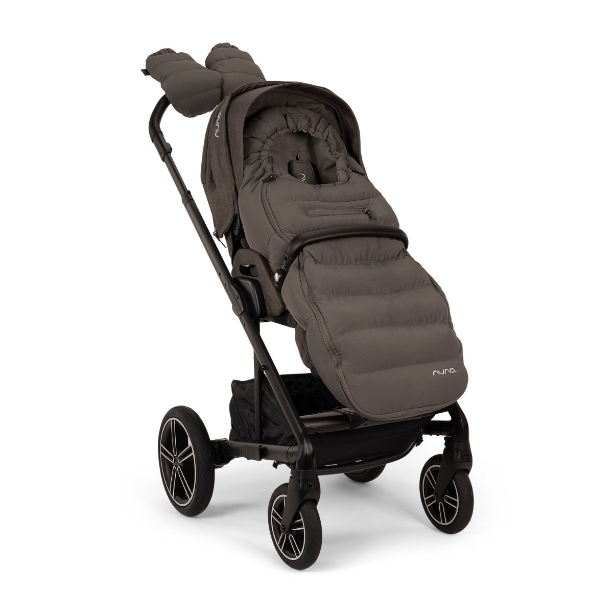 Nuna Kinderwagen Winter-Zubehör aus Merinowolle (Fußsack & Handschuhe)
