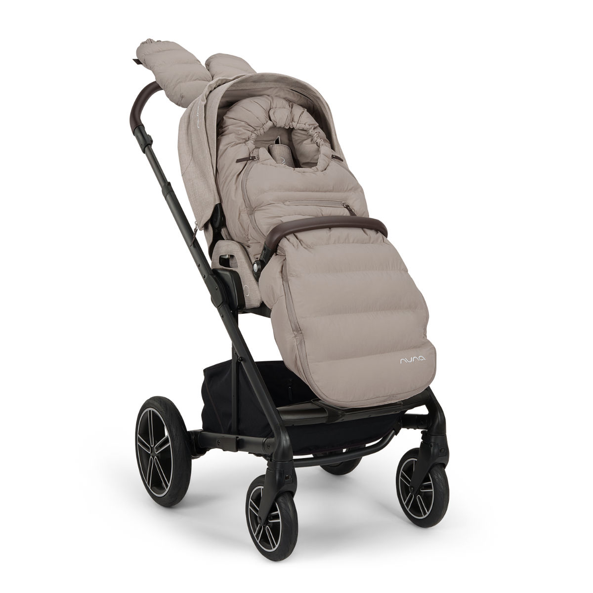 Nuna Kinderwagen Winter-Zubehör aus Merinowolle (Fußsack & Handschuhe)