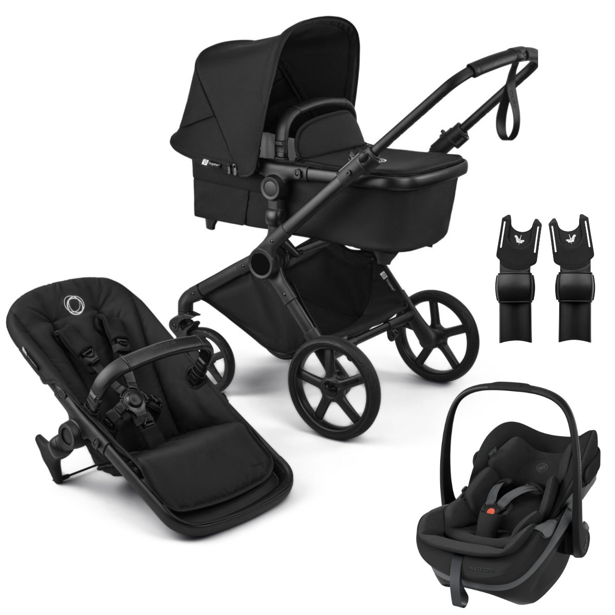 Bugaboo Cub Kinderwagen Set 3 in 1 inkl. Maxi Cosi Pebble Slide Pro i-Size Babyschale