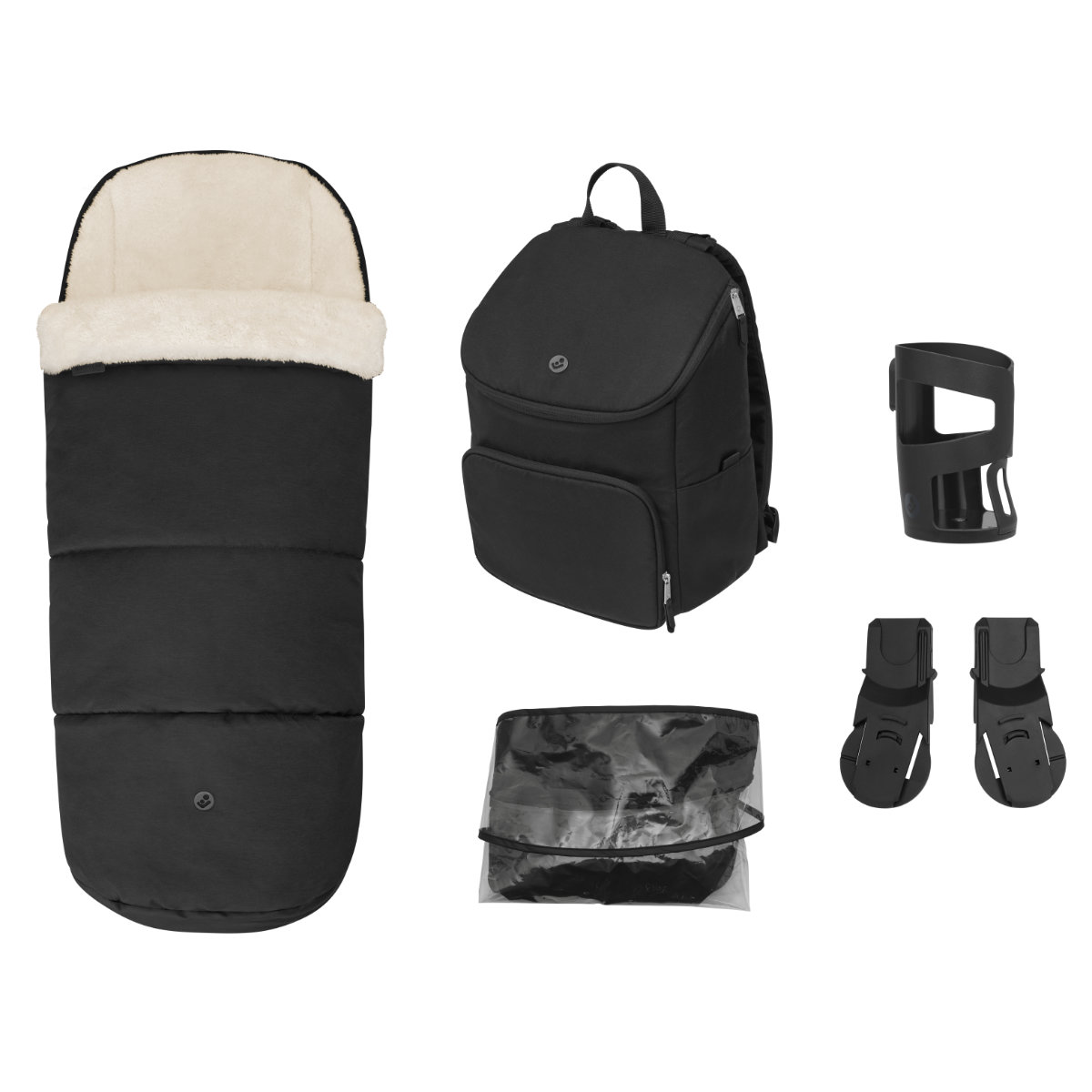 Maxi Cosi Oxford Zubehör-Set – Fußsack, Wickelrucksack & mehr