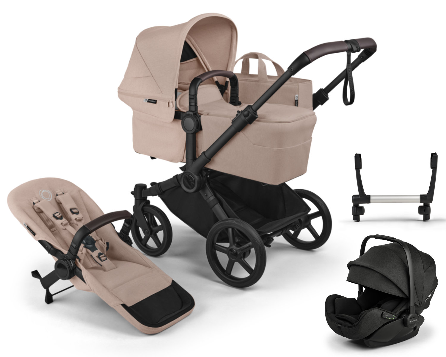 Bugaboo Donkey 6 Mono Kinderwagen Set 3 in 1 inkl. Bugaboo Otter