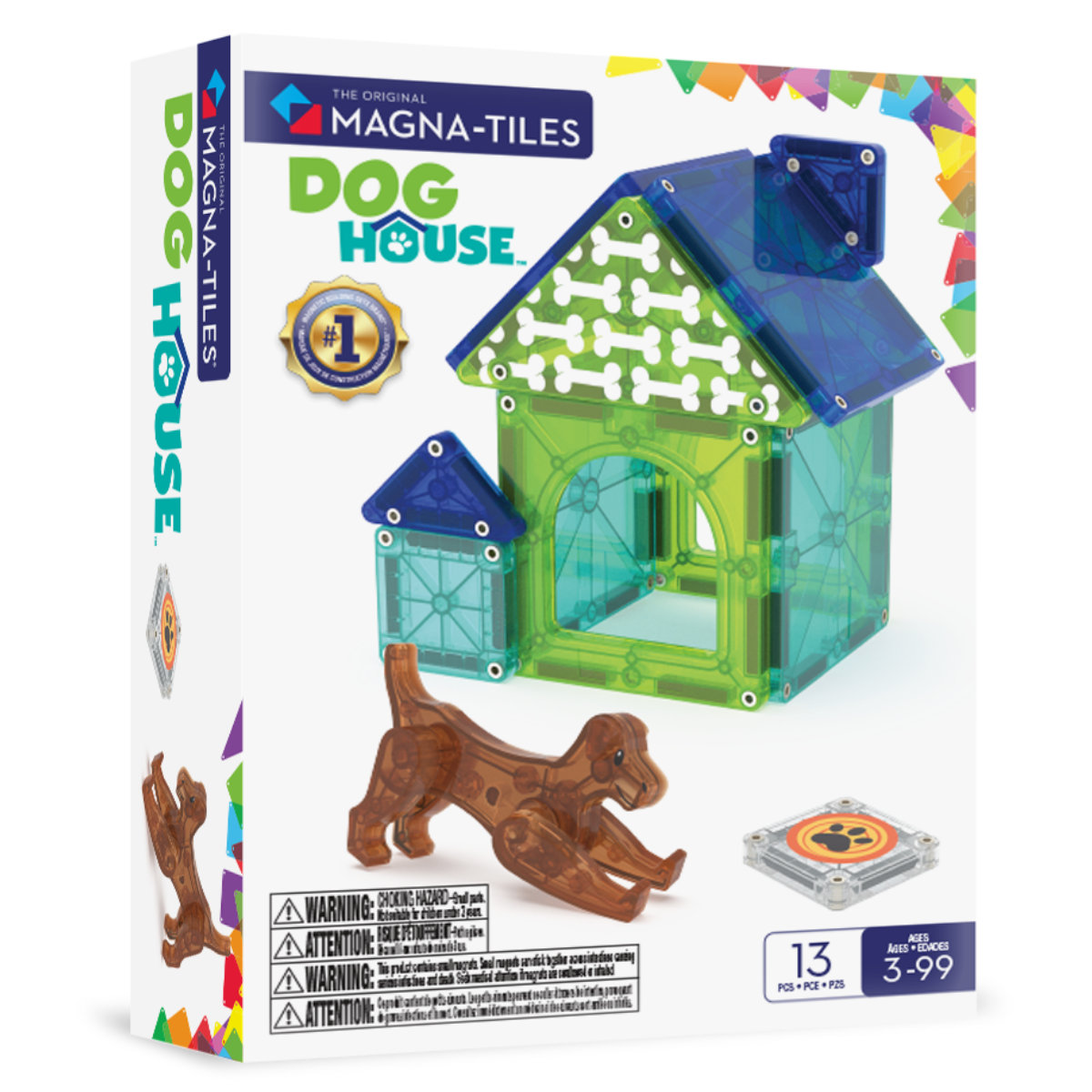 Magna-Tiles Dog house – 13 Teile