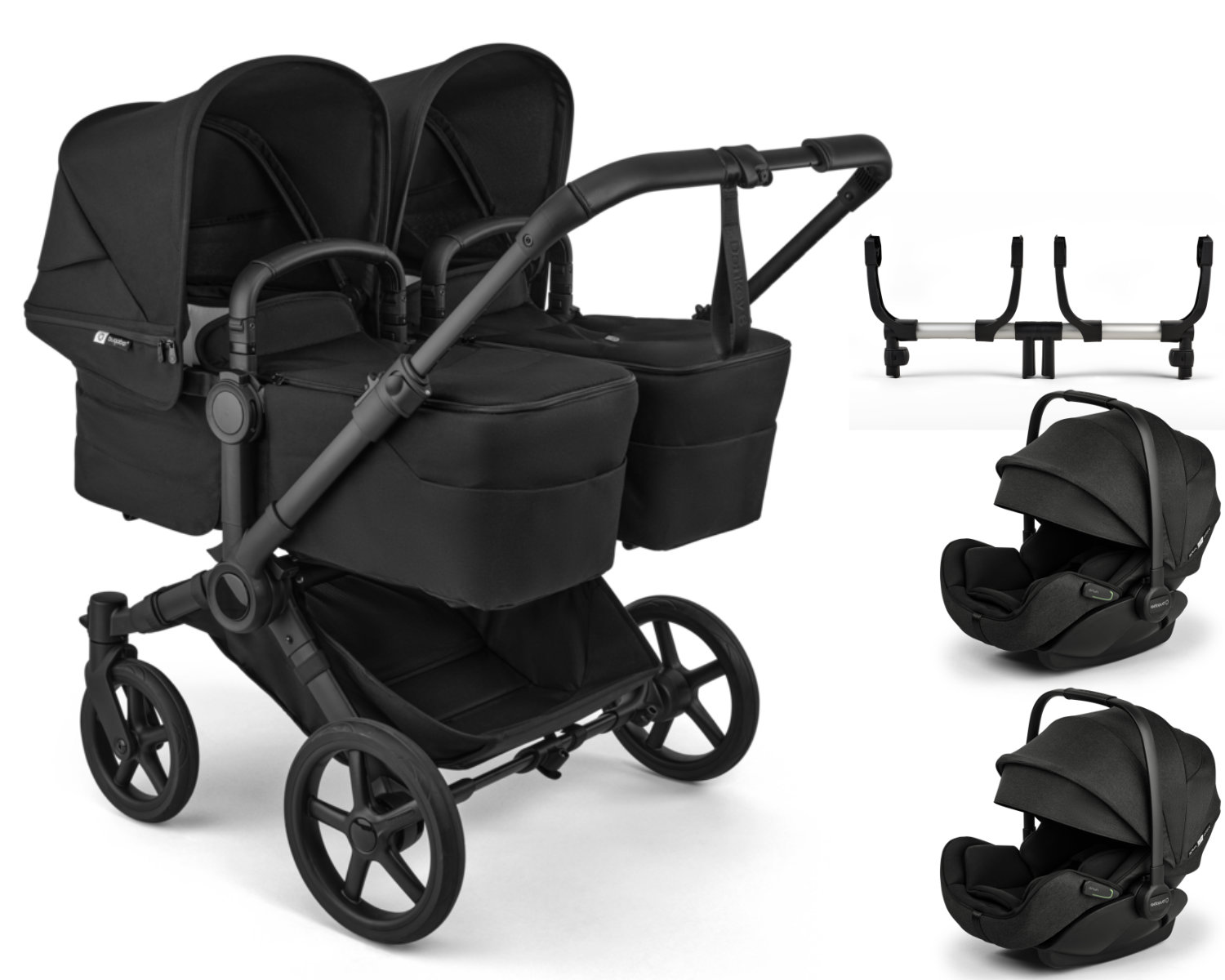 Bugaboo Donkey 6 Twin Kinderwagen Set 3 in 1 inkl. Bugaboo Otter