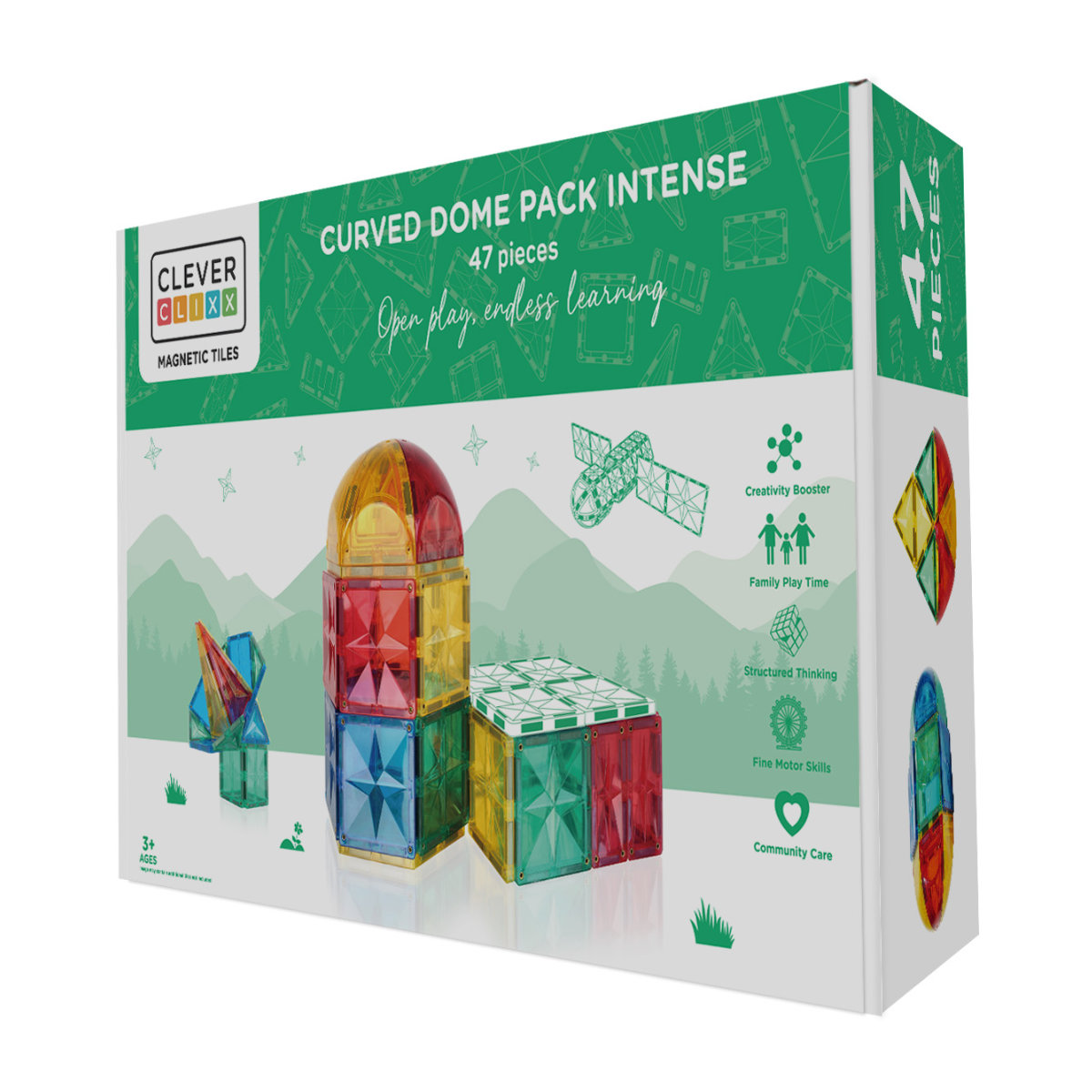 Cleverclixx Curved Dome Pack Intense – 47 Teile