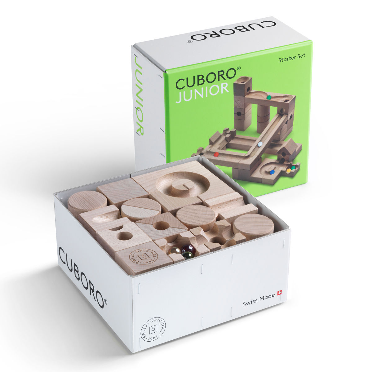 CUBORO Kugelbahn Extra Set - Erweiterungsset in verschiedenen Ausführungen