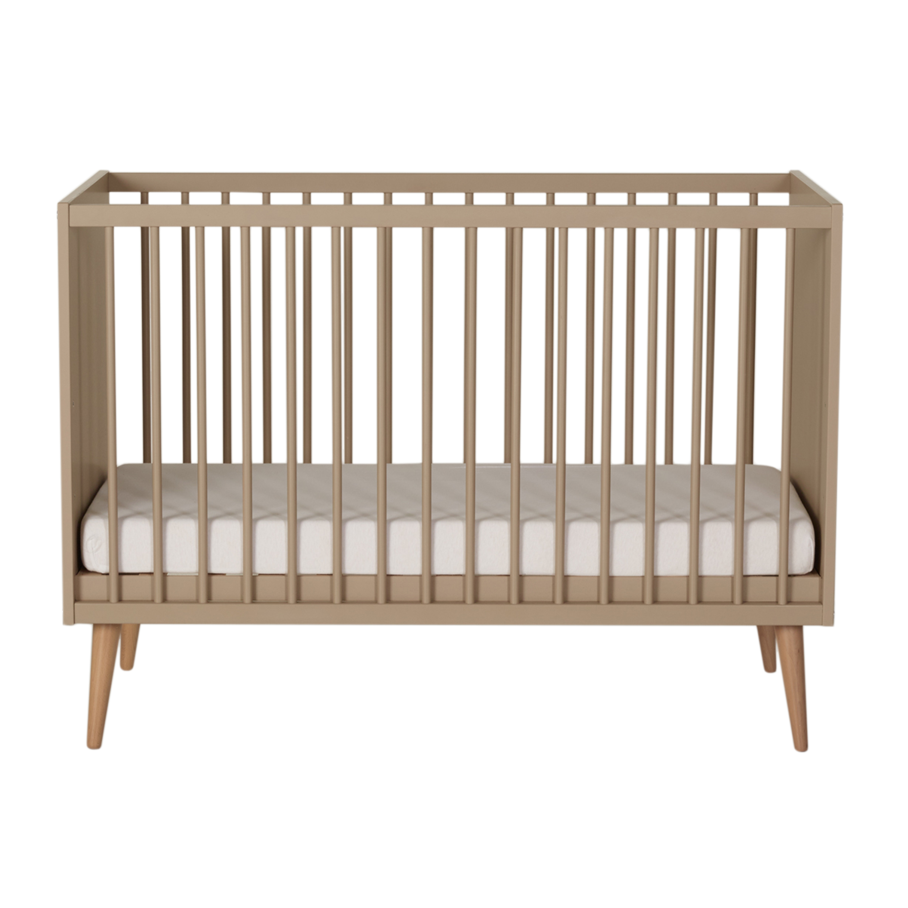 Quax Cocoon Babybett 60 x 120 cm Latte