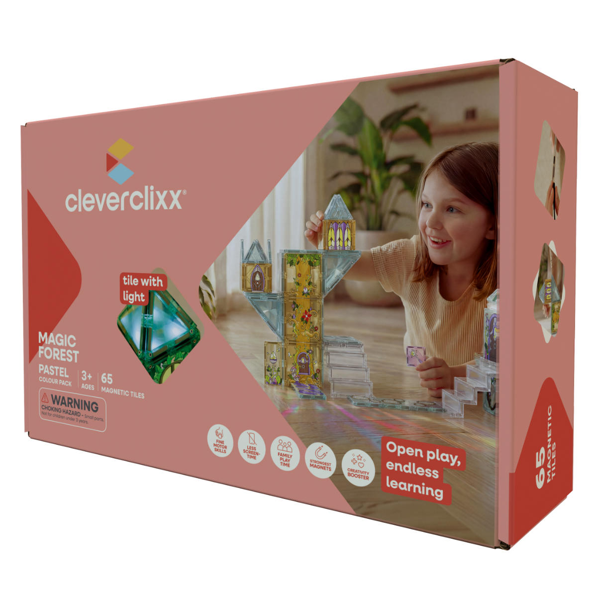 Cleverclixx Zauberwald Set Pastell – 65 Teile
